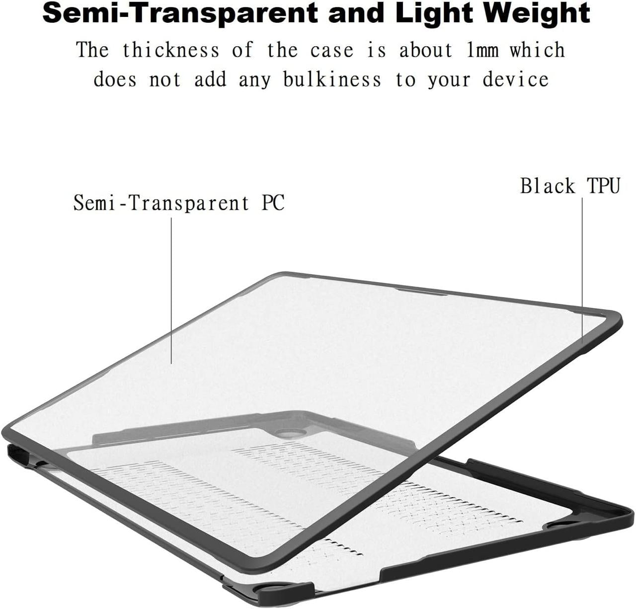 Hardshell Case for MacBook with Keyboard / Track Clear Cover