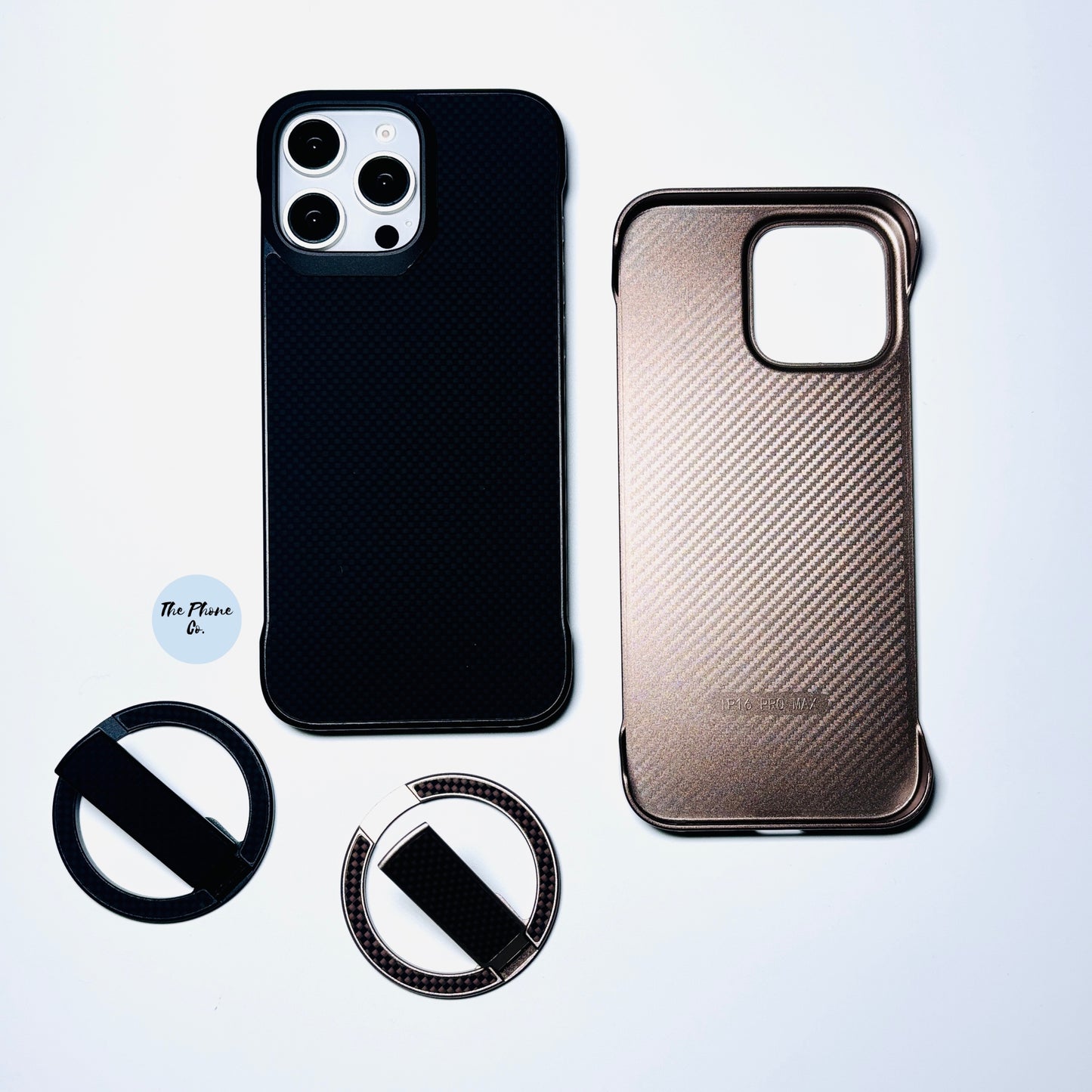 Carbon Fiber iPhone Case with Stand