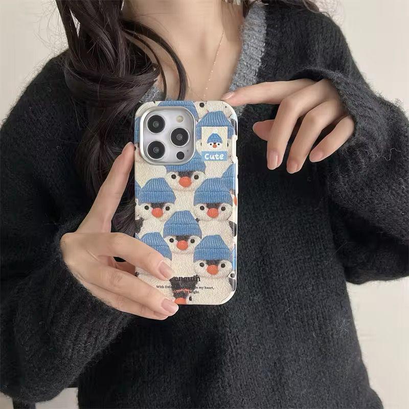 Printed Penguin Hard iPhone Case