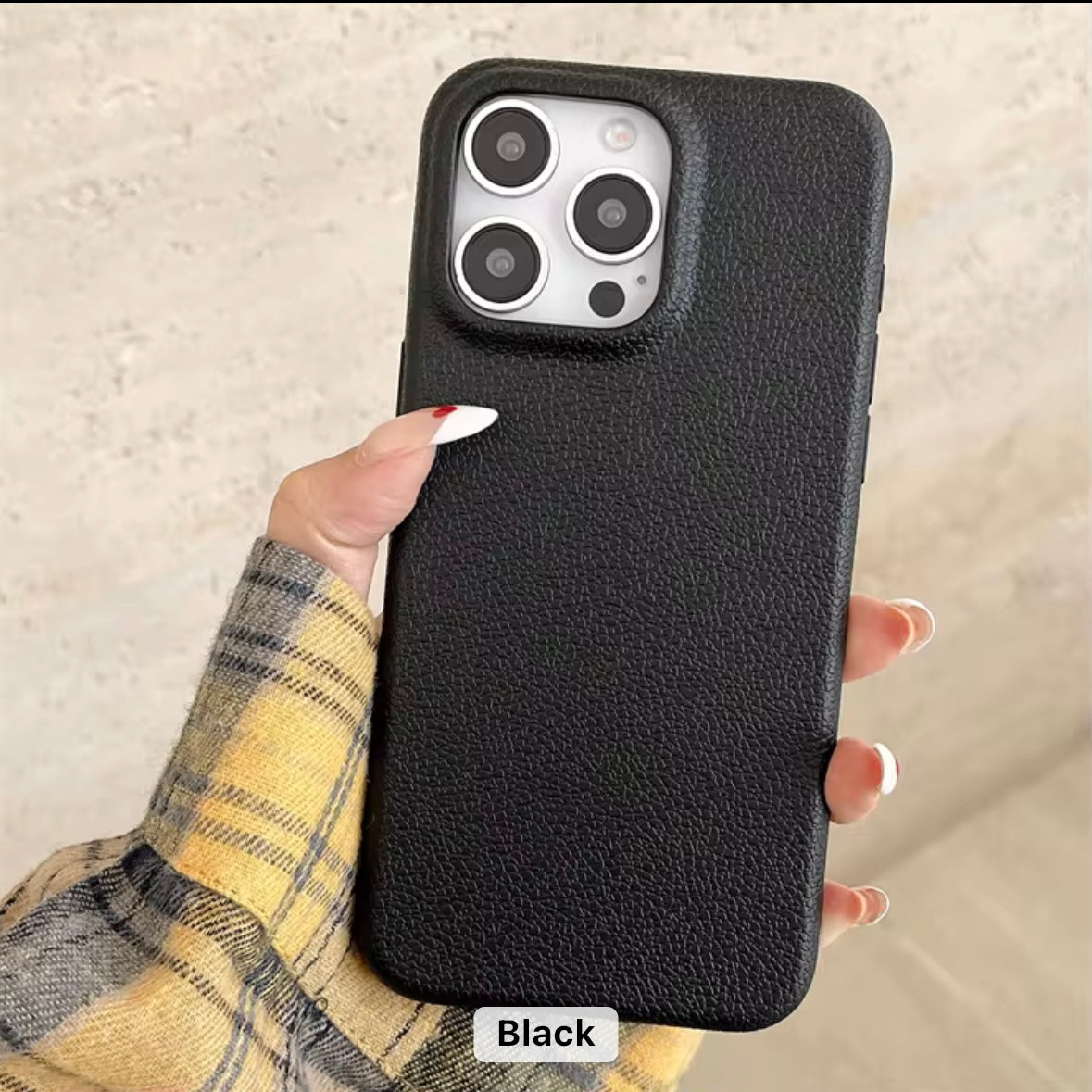 Slim Fit Case with Texture for iPhone