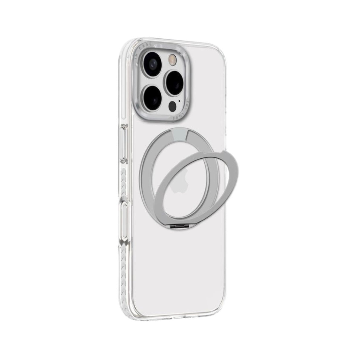 Transparent MagSafe iPhone Case with Stand