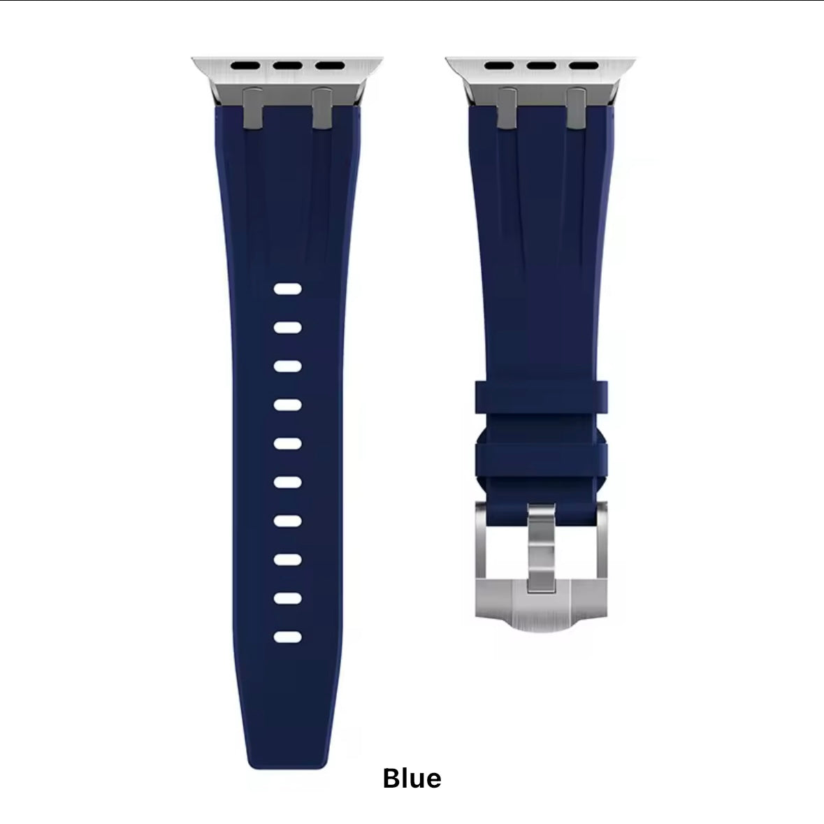 Rubber with Metal Buckle Apple Watch Strap