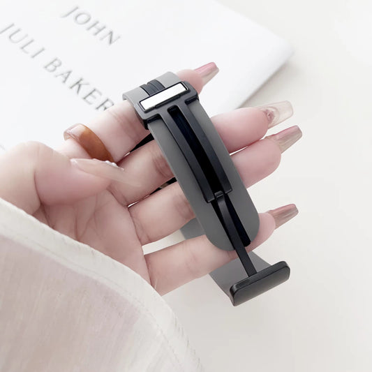 Striped Silicone Magnetic Apple Watch Strap