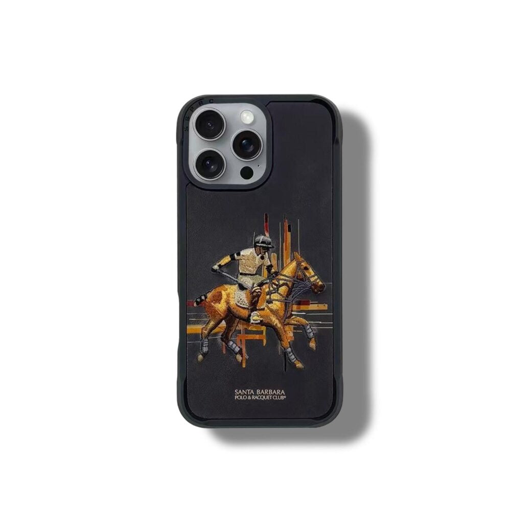 Premium Embroidered iPhone Case