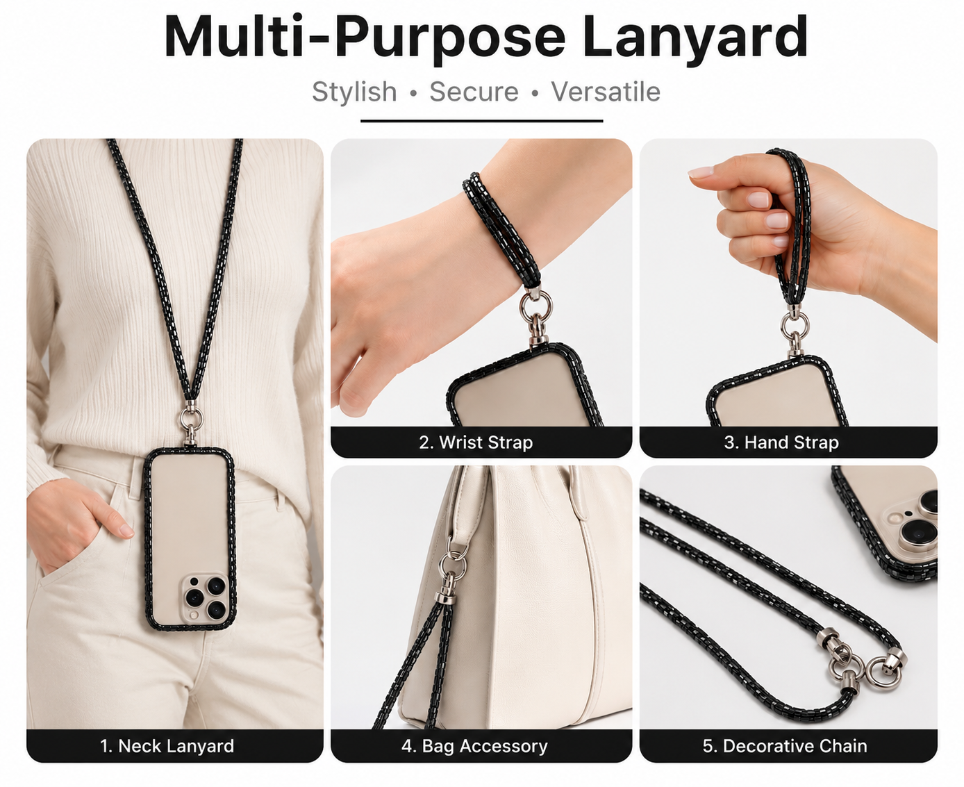 Crystal Shine Phone Sling
