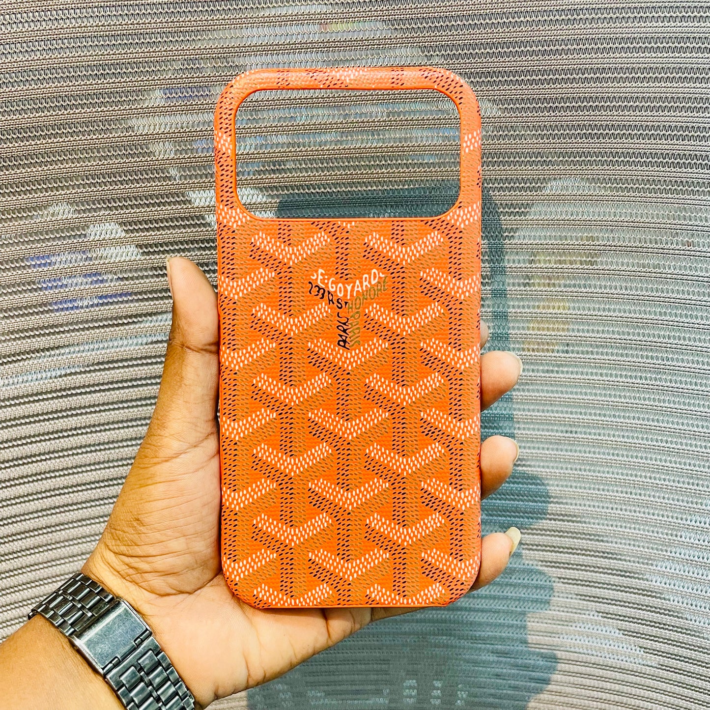Luxe Printed Inner Fur iPhone 17 Pro Max Case