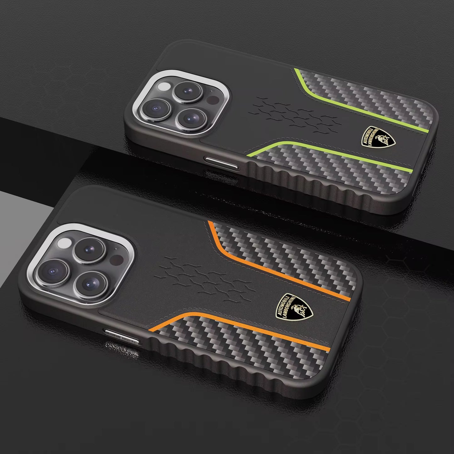 Premium Carbon Fibre Leather Finish iPhone Case