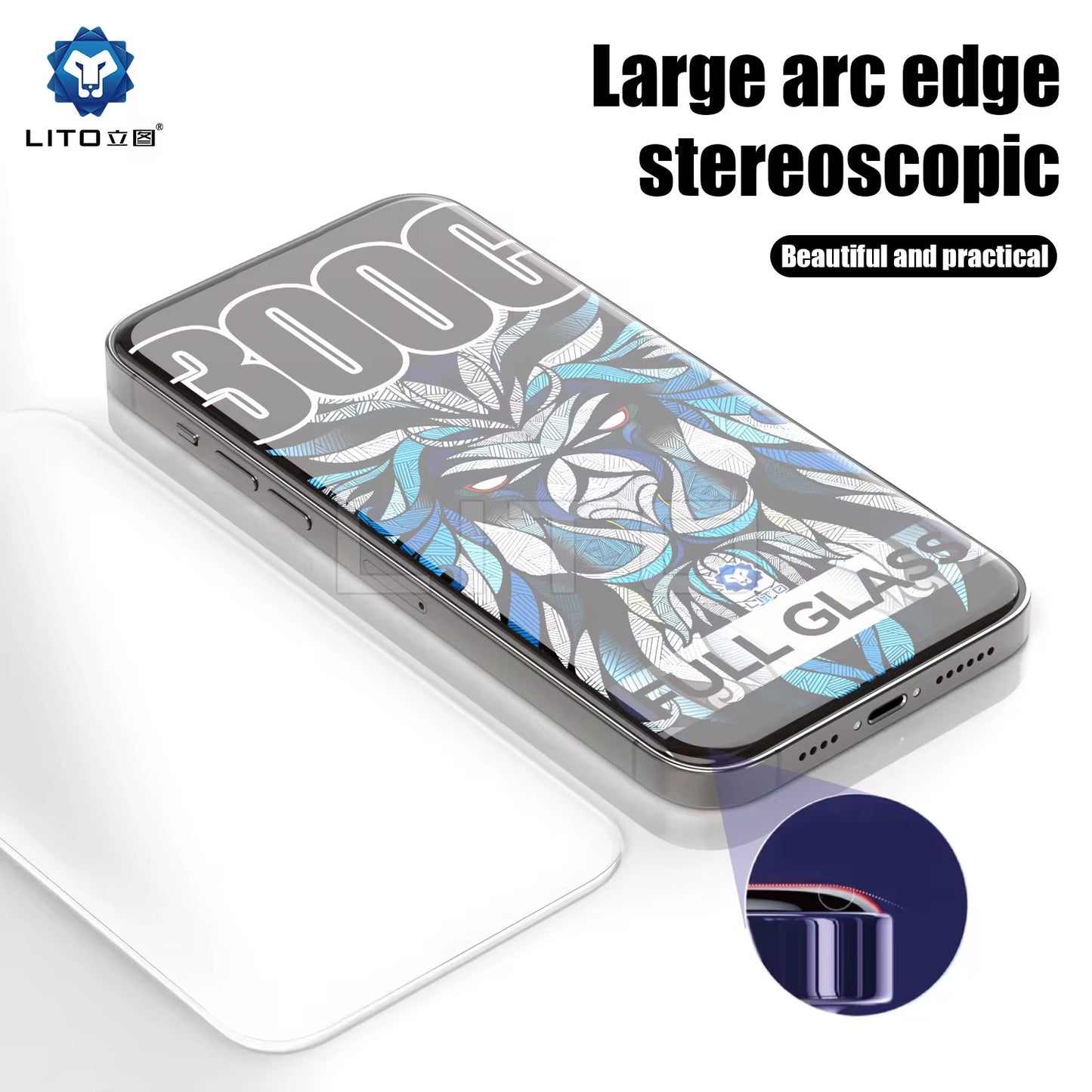 LITO - Clear Tempered Glass iPhone Screen Protector
