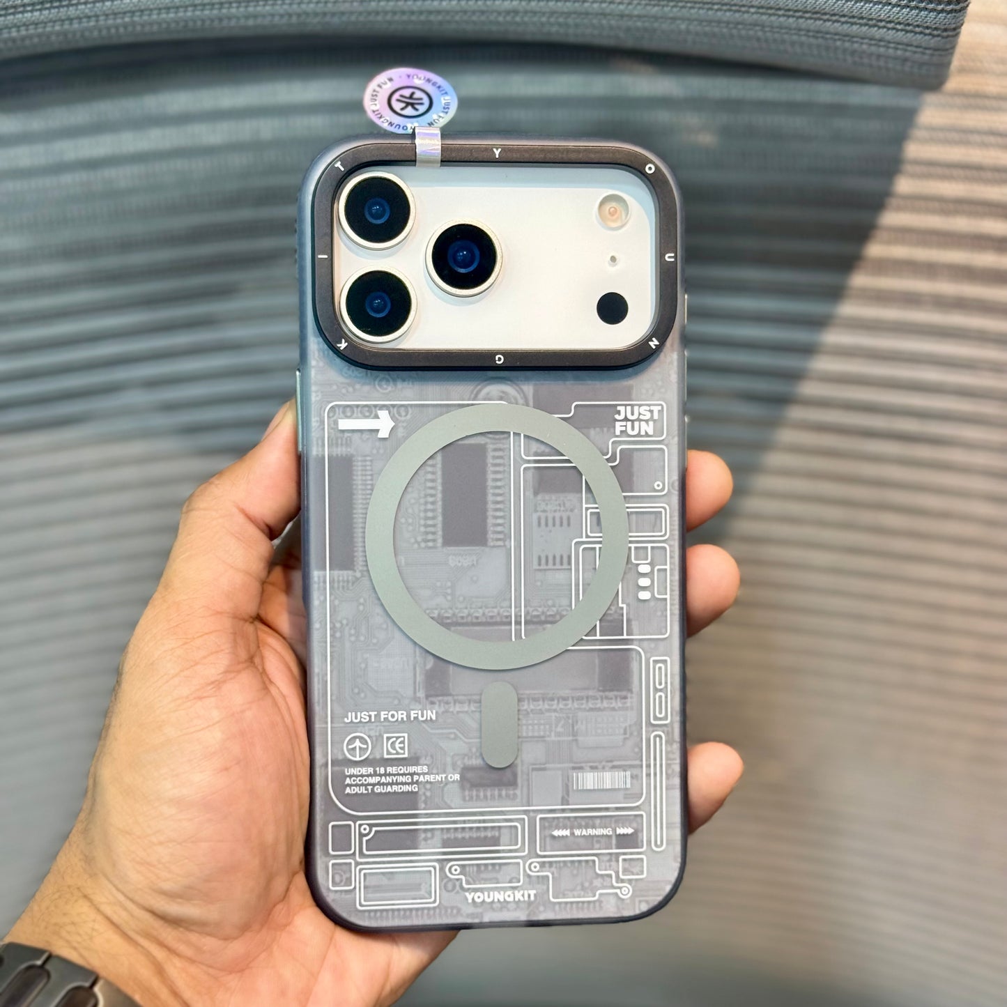 Grey TechSeries MagSafe iPhone 17 Pro Case