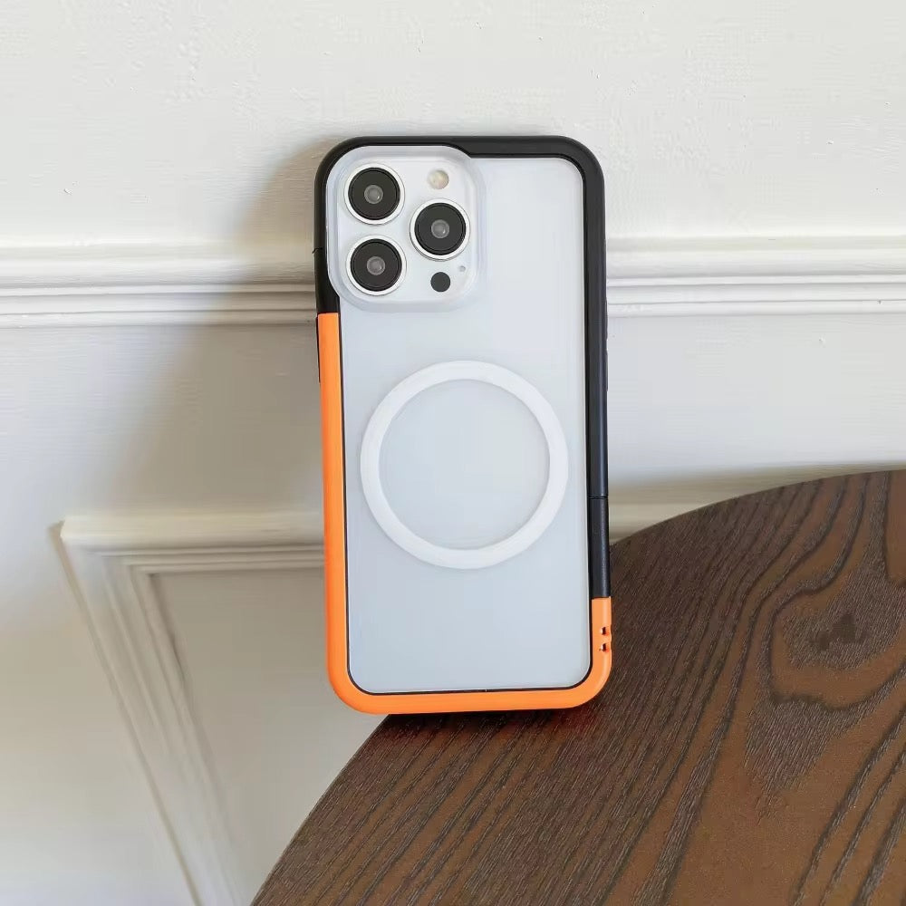 Dual Shade Bumper Case with Back Panel iPhone Case
