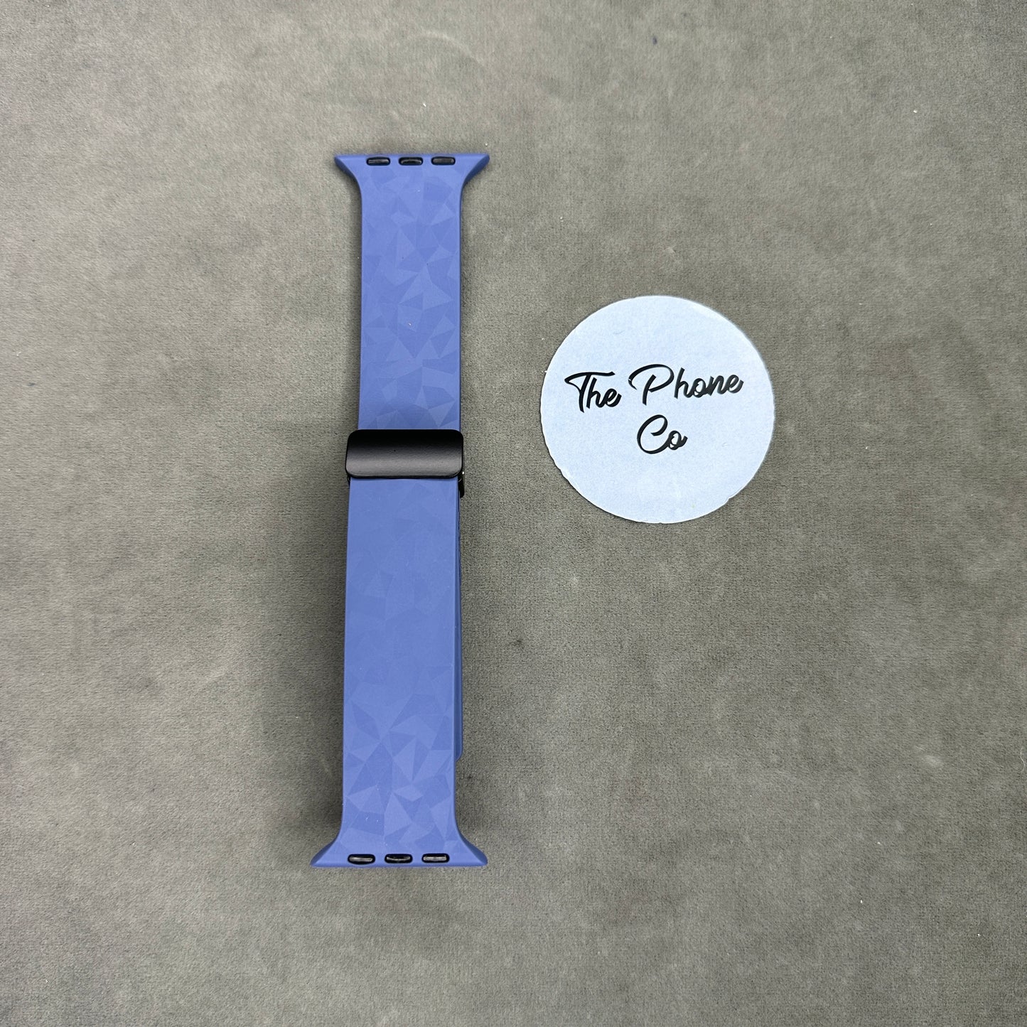 Abstract Textured Silicone Magnetic Apple Watch Strap