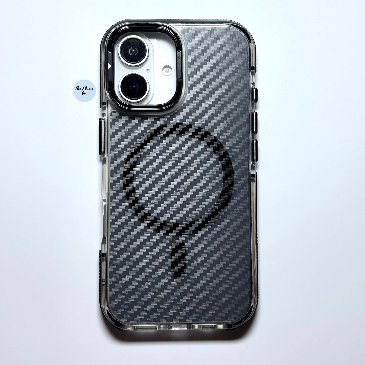 Carbon Fibre MagSafe iPhone Case with Camera Stand