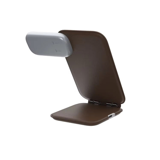 TriFold Luxe 3-in-1 Wireless Charger Stand
