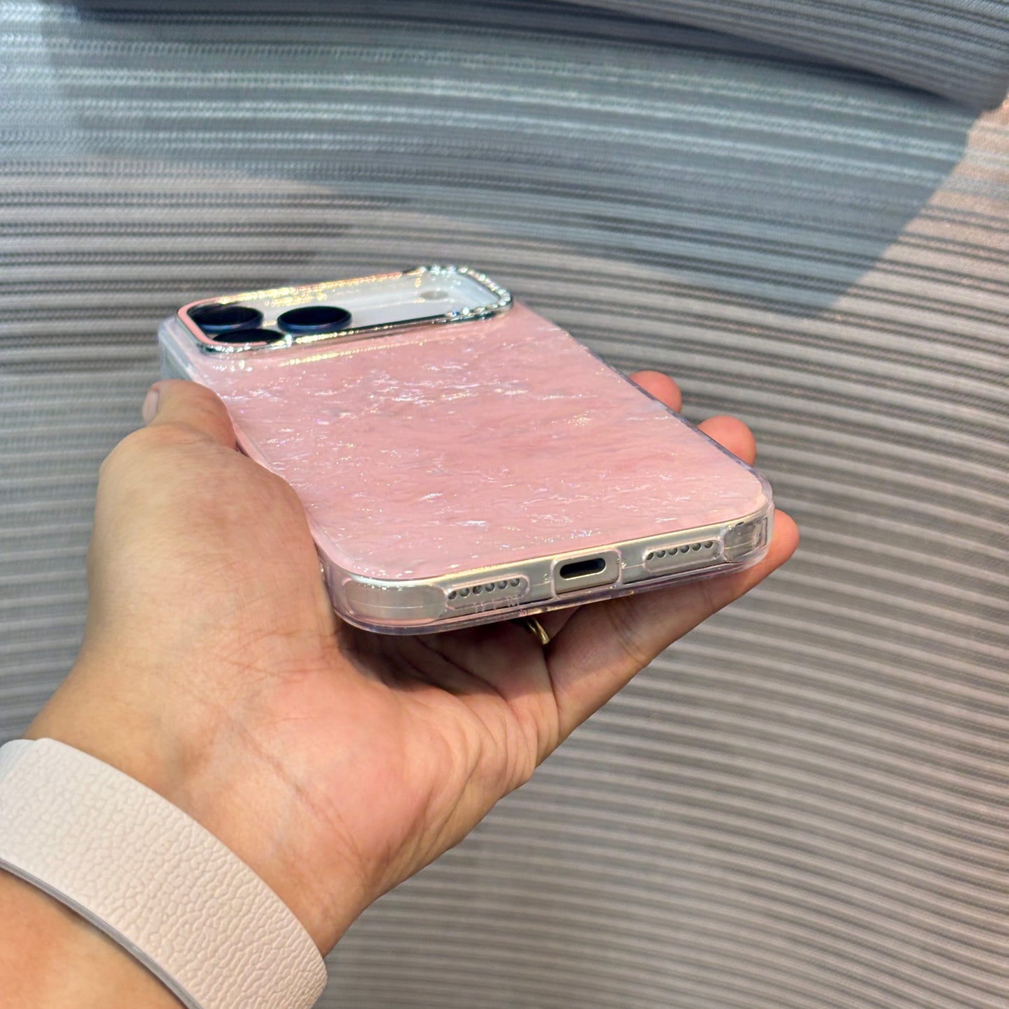 MarbleMuse Glitter iPhone 15 Series Case