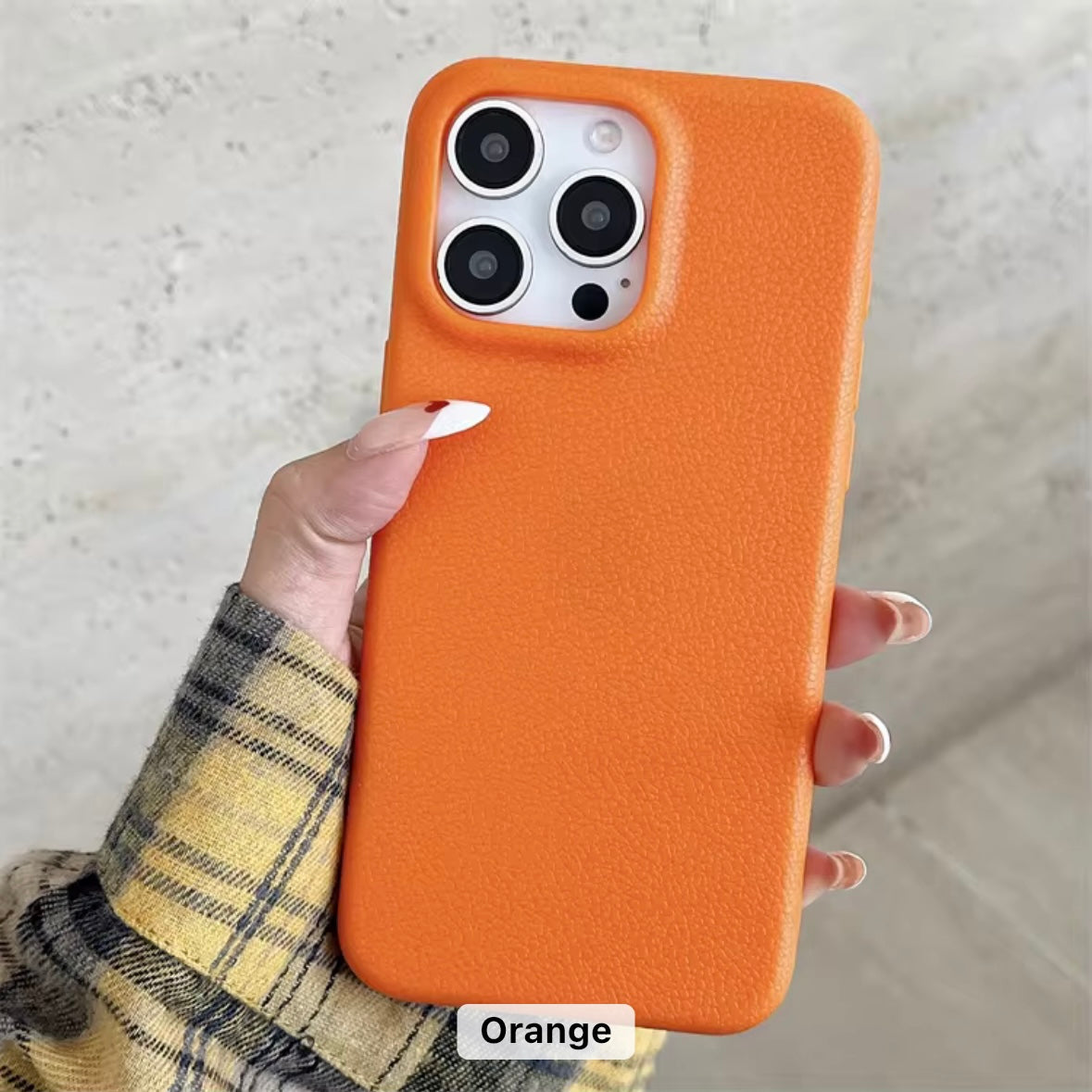 Slim Fit Case with Texture for iPhone