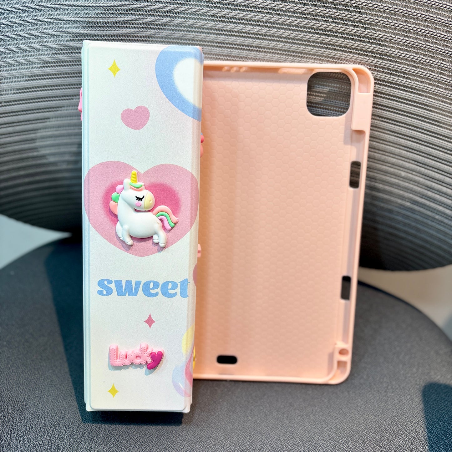 Unicorn - 3D Cartoon Printed iPad Case