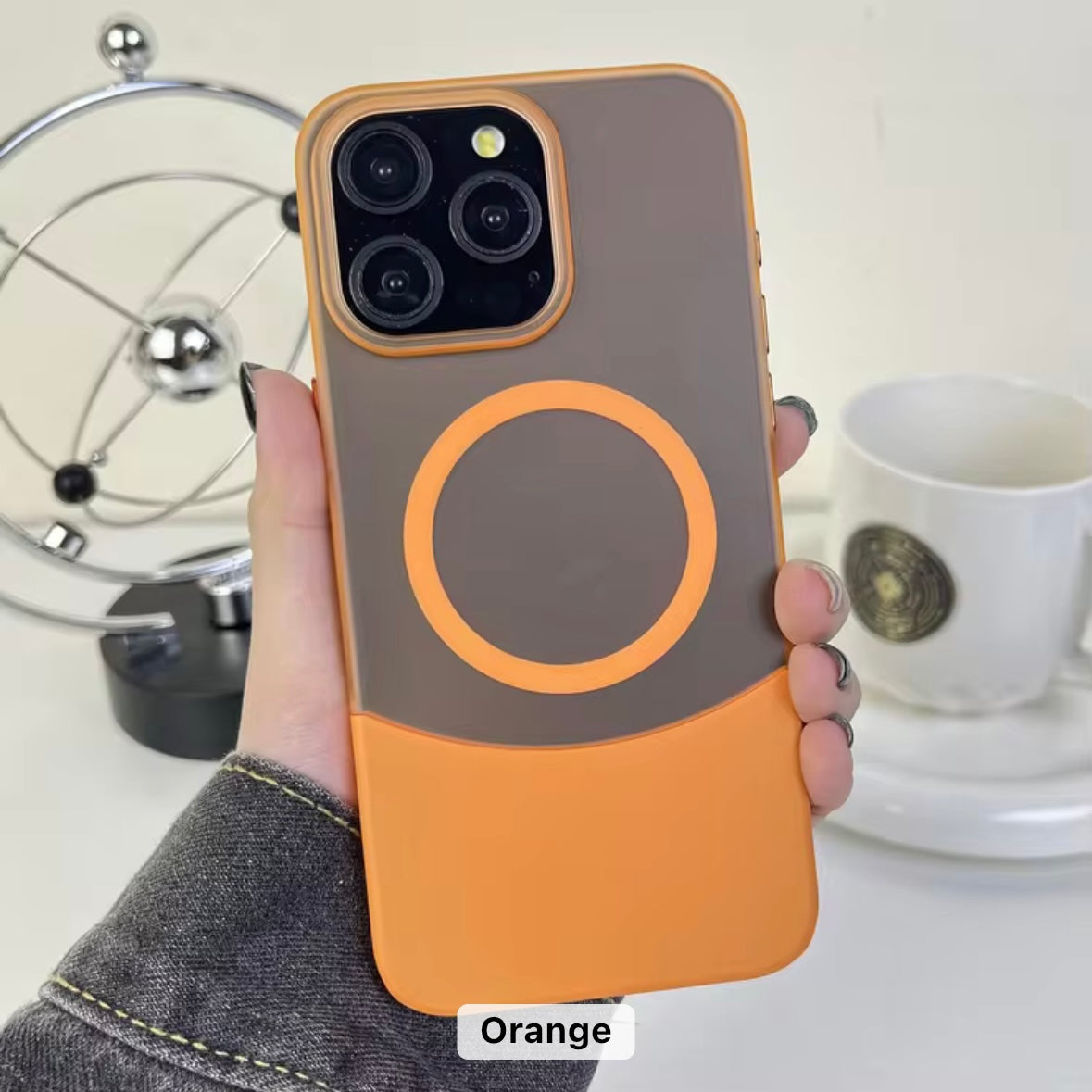 Dual Color Matte Magsafe Slim Fit Case for iPhone