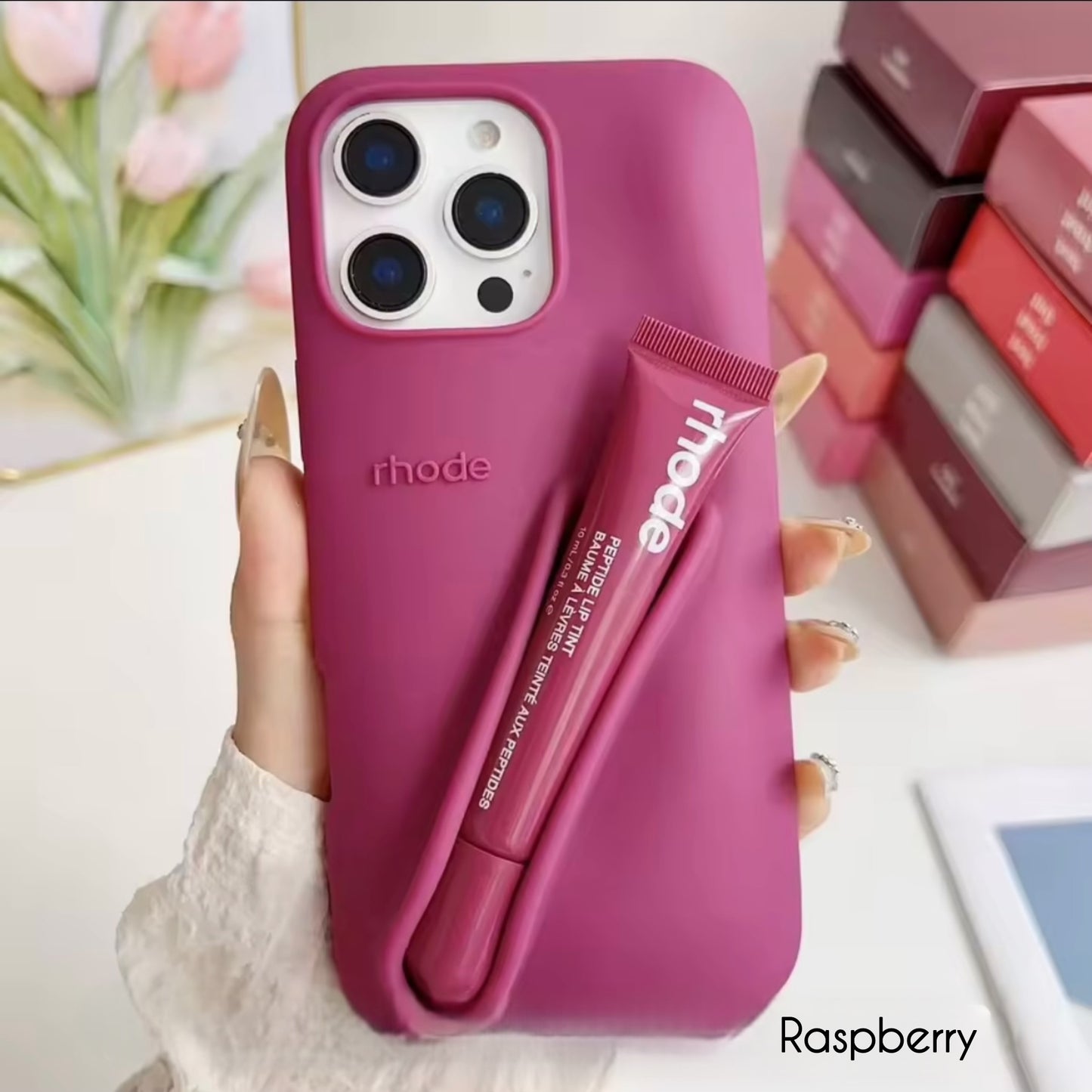 3D Silicone iPhone Lip Case with Lip Tint