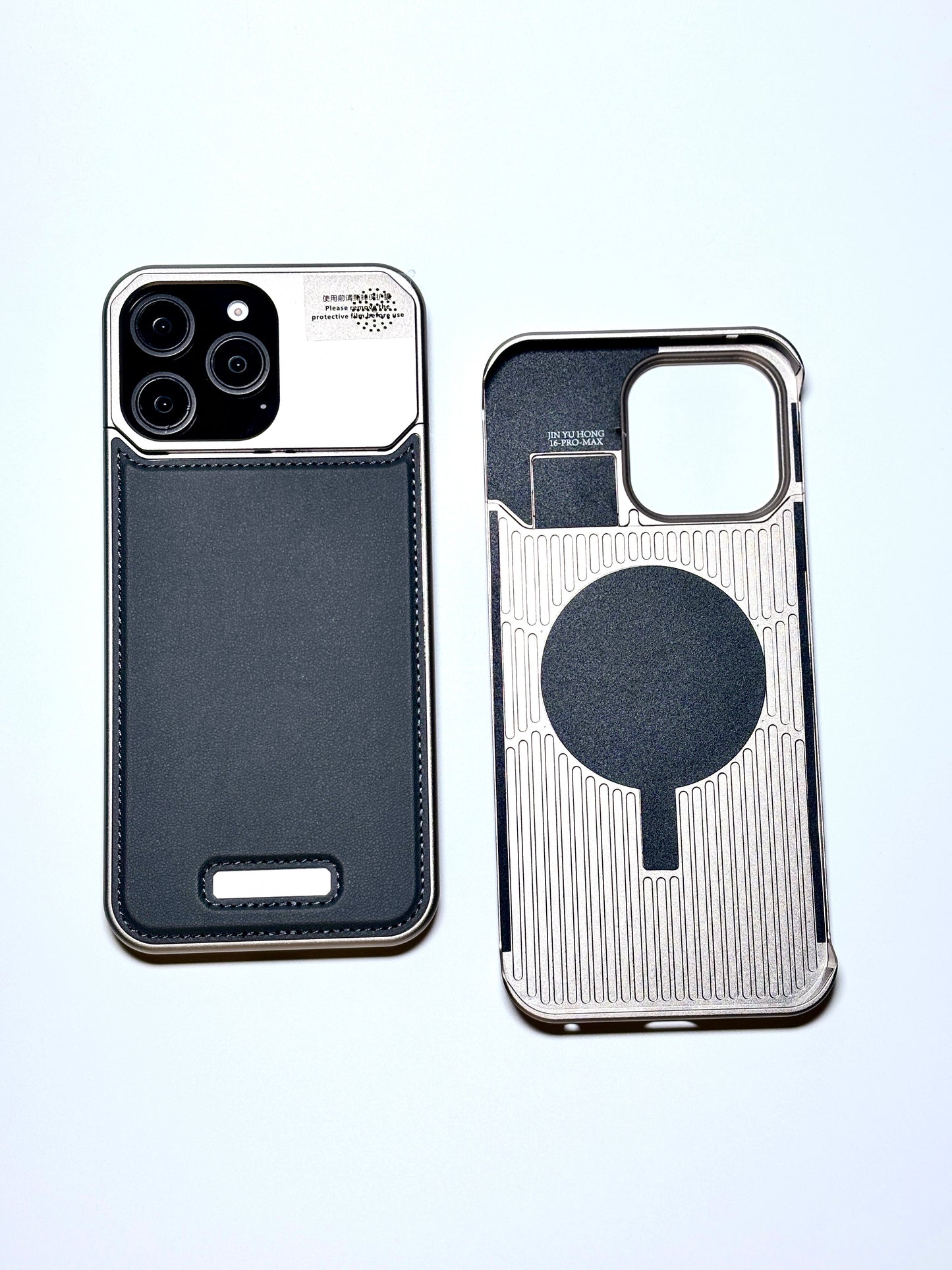 Aroma Perfume Leather & Metal iPhone Case