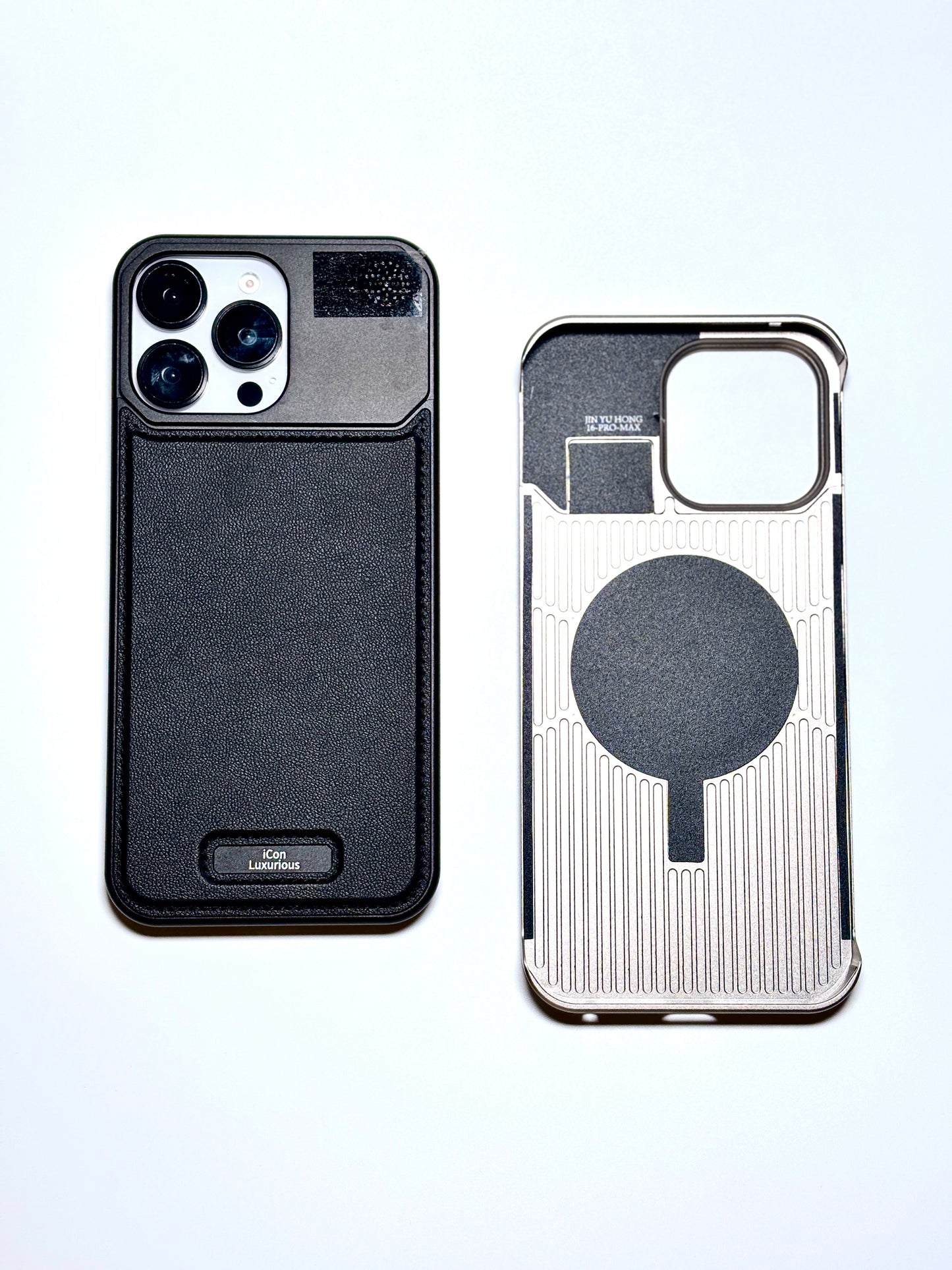 Aroma Perfume Leather & Metal iPhone Case