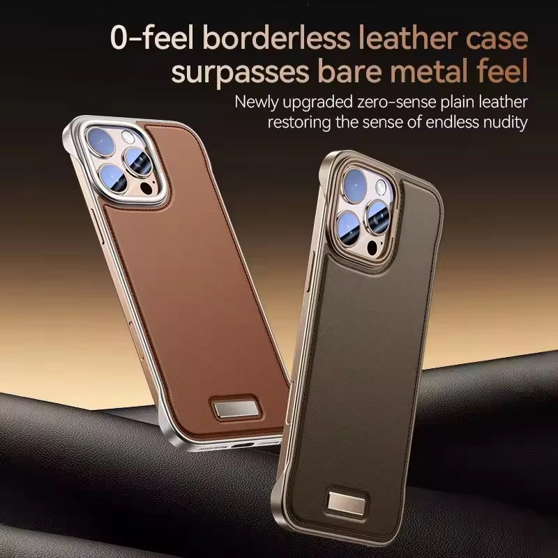 Premium Leather Hard MagSafe Case for iPhone