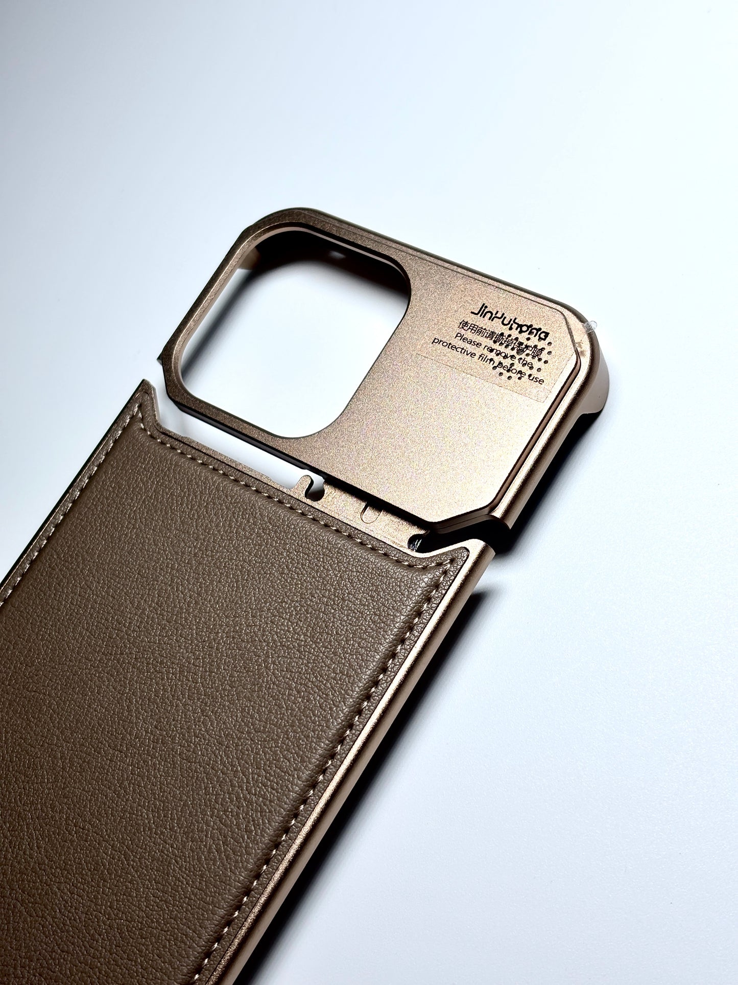 Aroma Perfume Leather & Metal iPhone Case