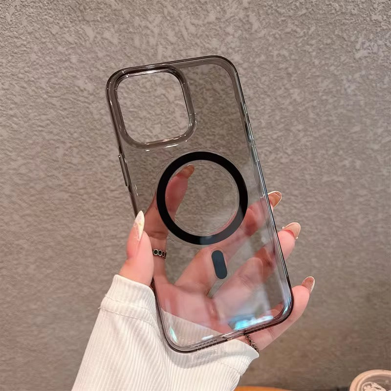 Premium Slim Fit Transparent MagSafe Case for iPhone