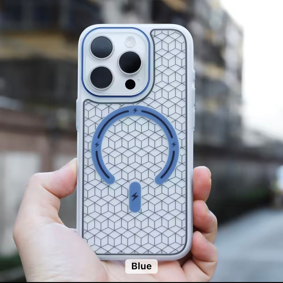 MagSafe Printed Matte Hard Case for iPhone