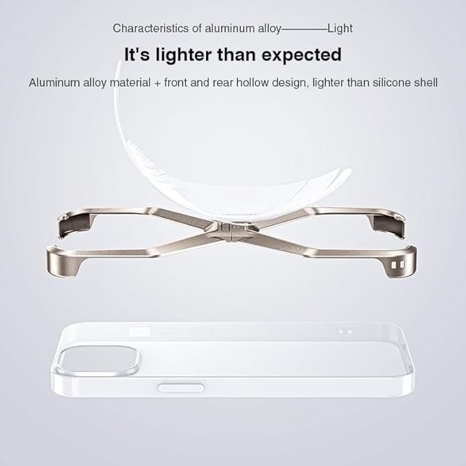 X Shaped Metal Bumper Case for iPhone