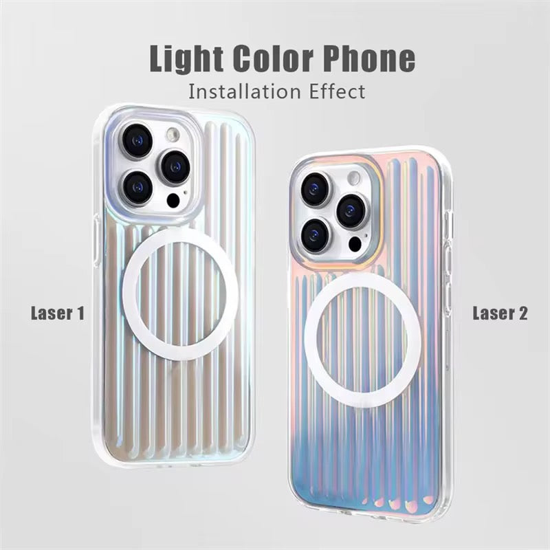Chromatic Stripes Hard Case for iPhone
