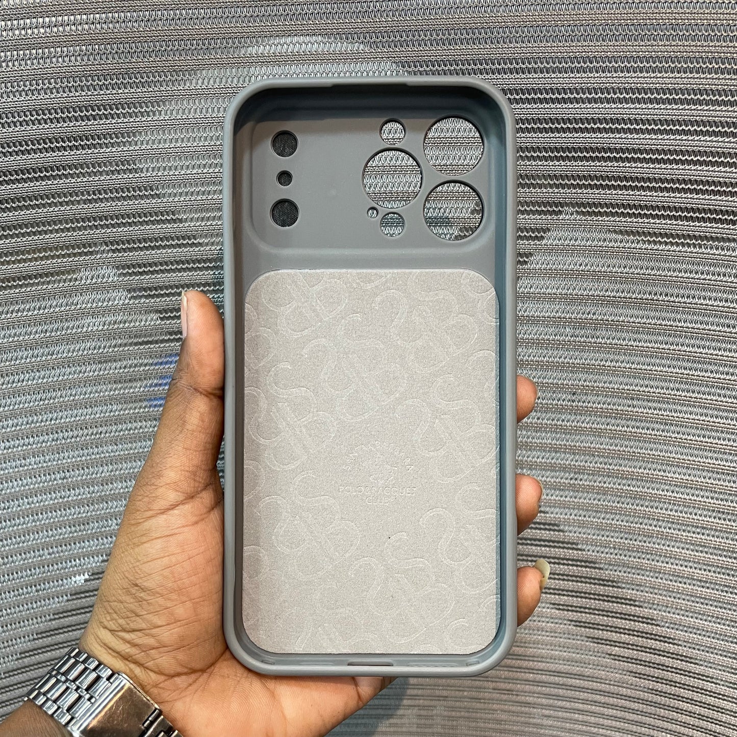 EmbroVault Luxe iPhone Case