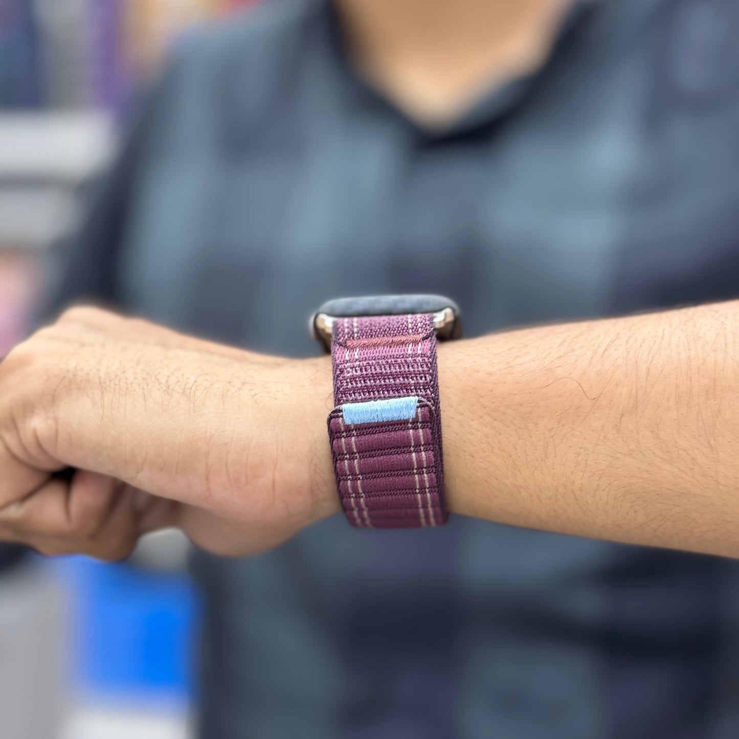 Nylon Sports Loop Textured Apple Watch Strap