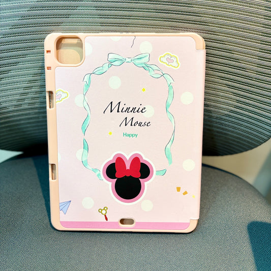 Minnie Mouse - 3D Cartoon Printed iPad Case
