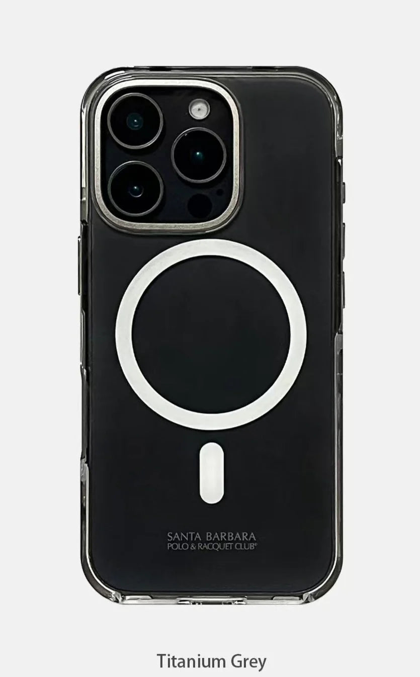 Transparent Metal Frame iPhone Case