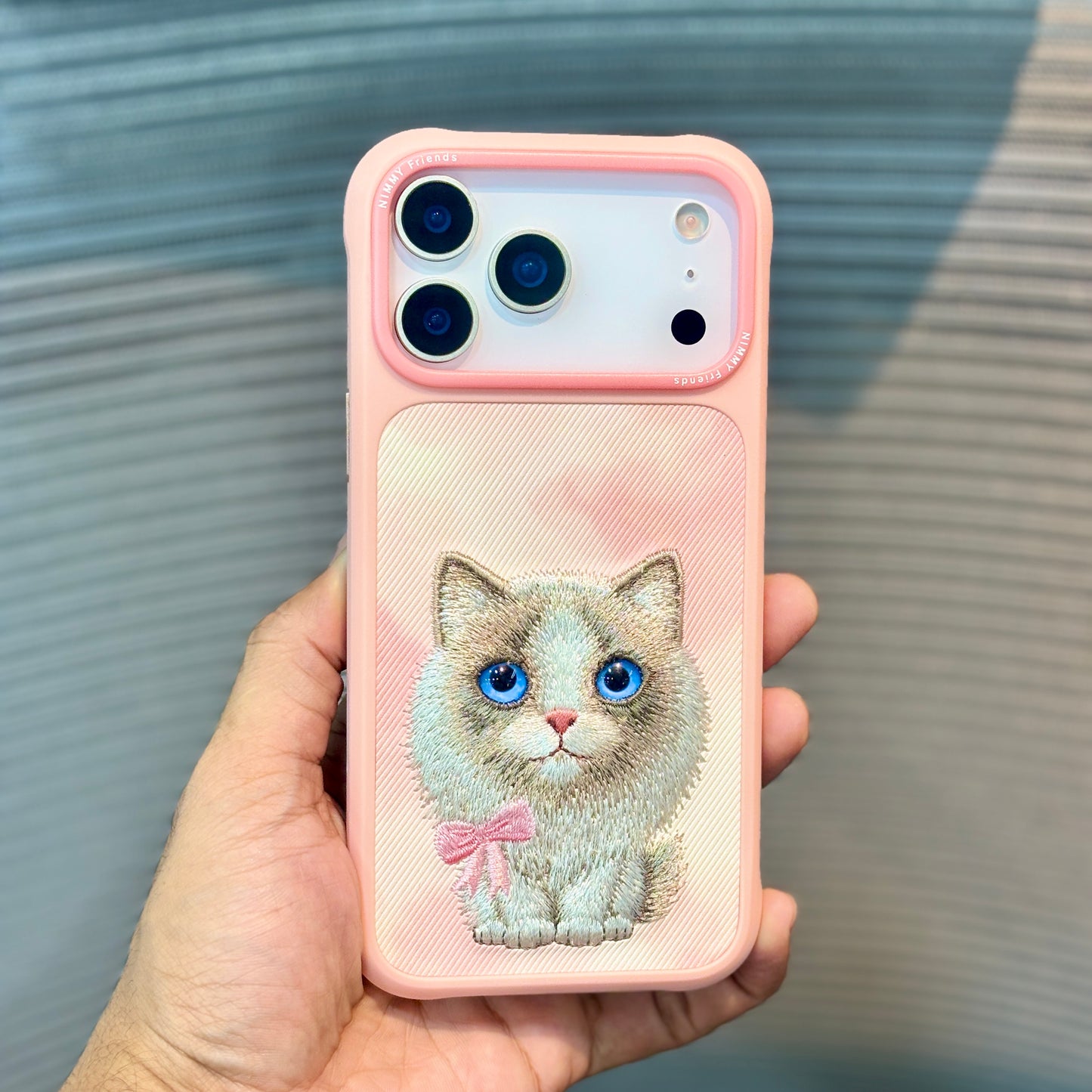 StitchPals Embroidered iPhone 17 Pro Max Case