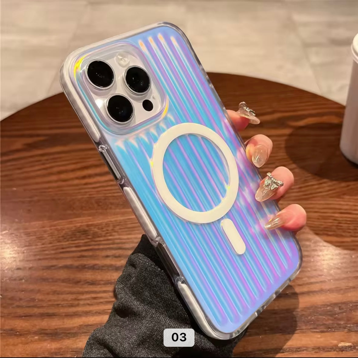 Chromatic Stripes Hard Case for iPhone