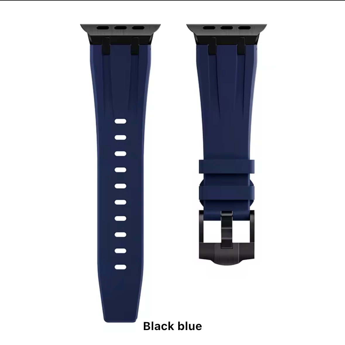 Rubber with Metal Buckle Apple Watch Strap