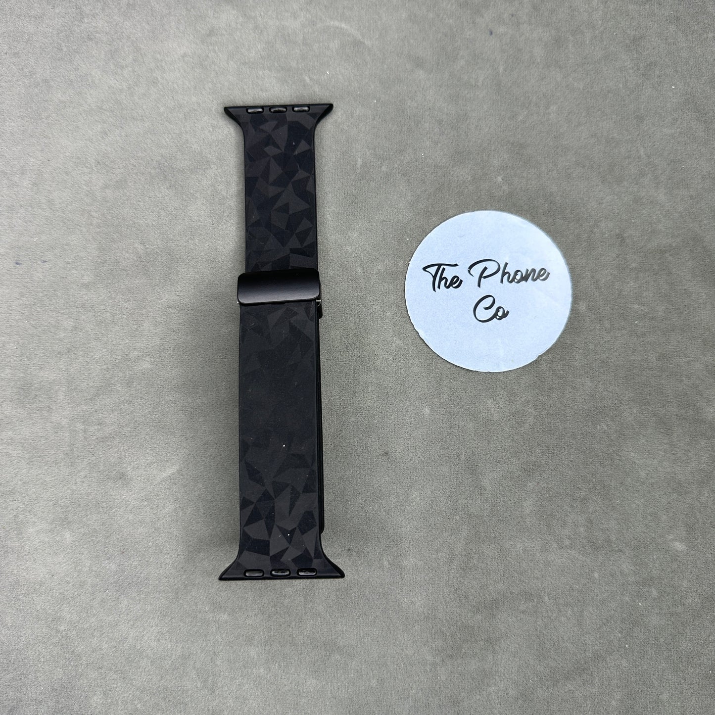 Abstract Textured Silicone Magnetic Apple Watch Strap