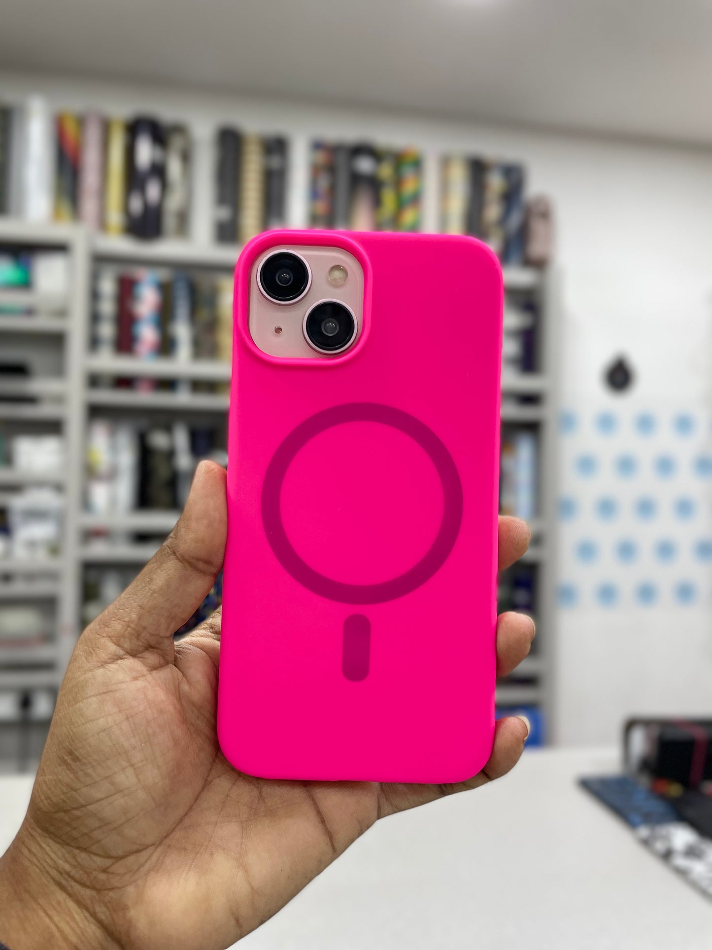 Silicone MagSafe Hard Case for iPhone