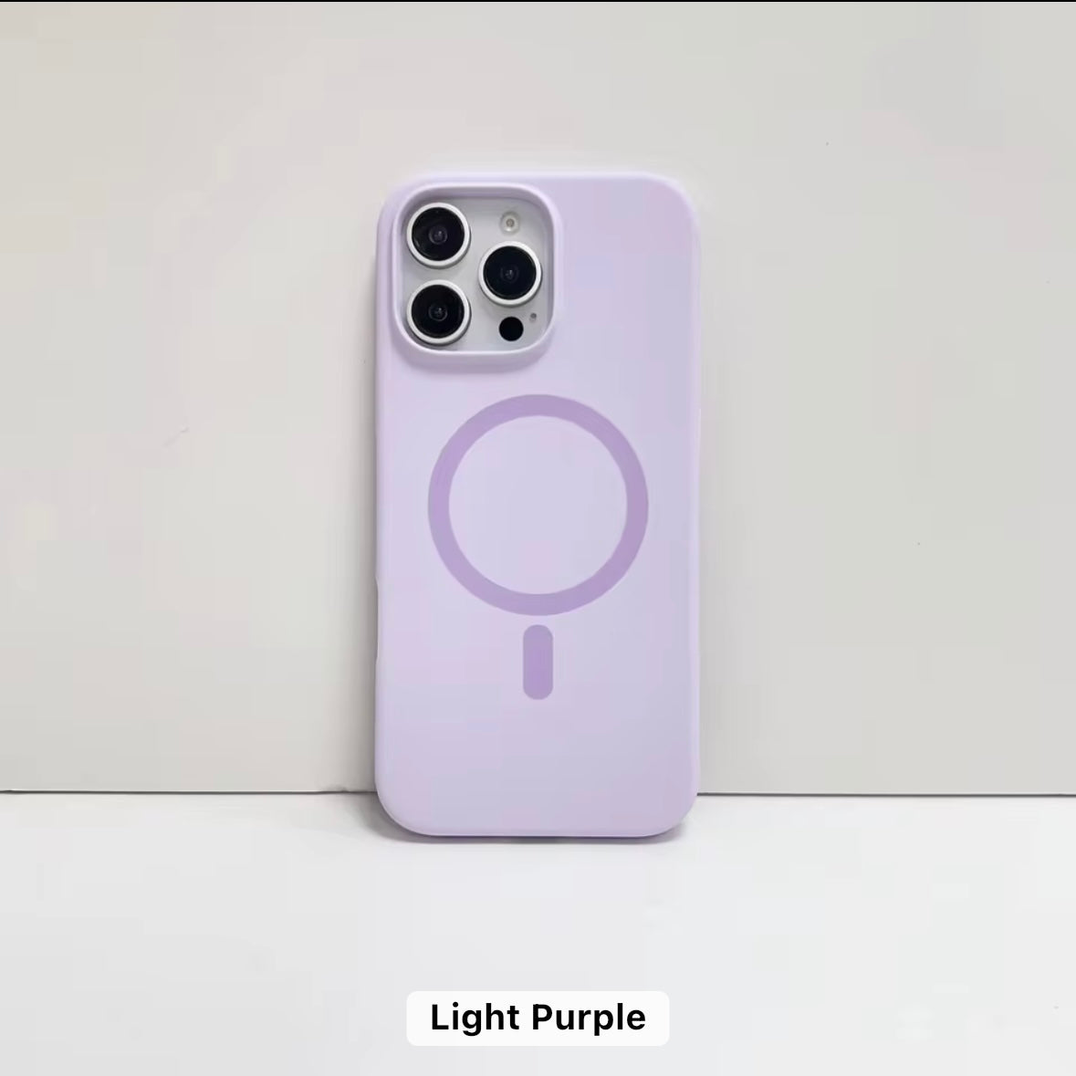Silicone MagSafe Hard Case for iPhone