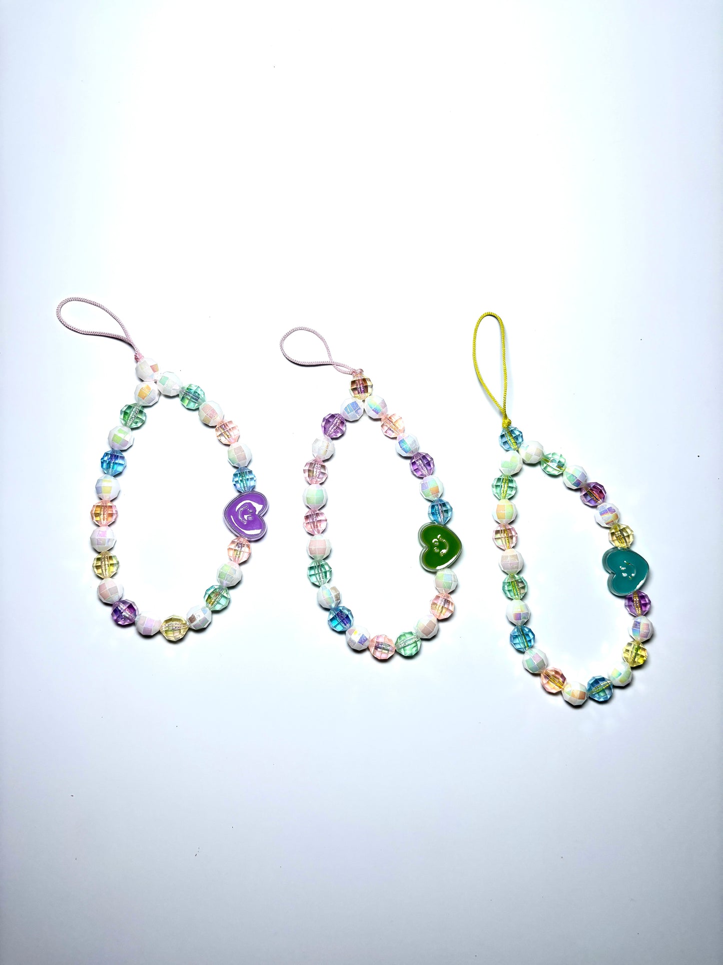 Aesthetic Heart Phone Charm Strap