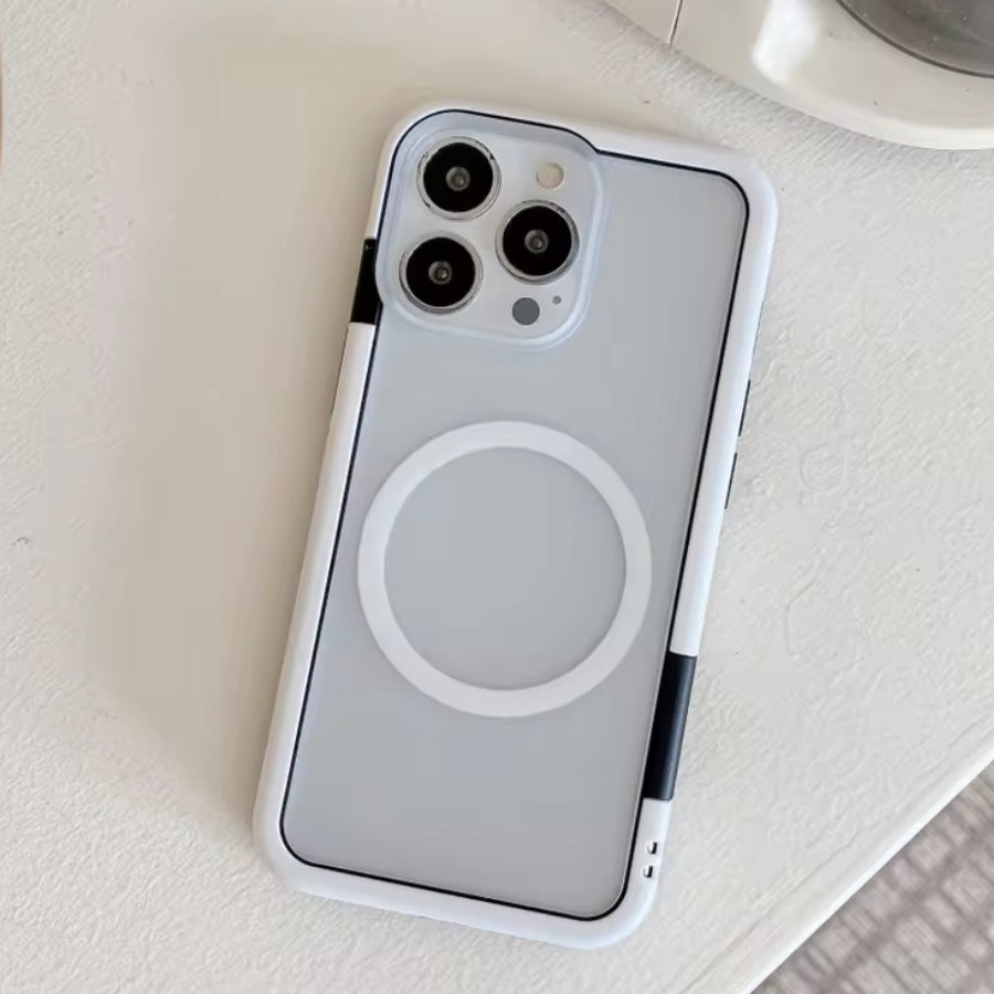 Dual Shade Bumper Case with Back Panel iPhone Case