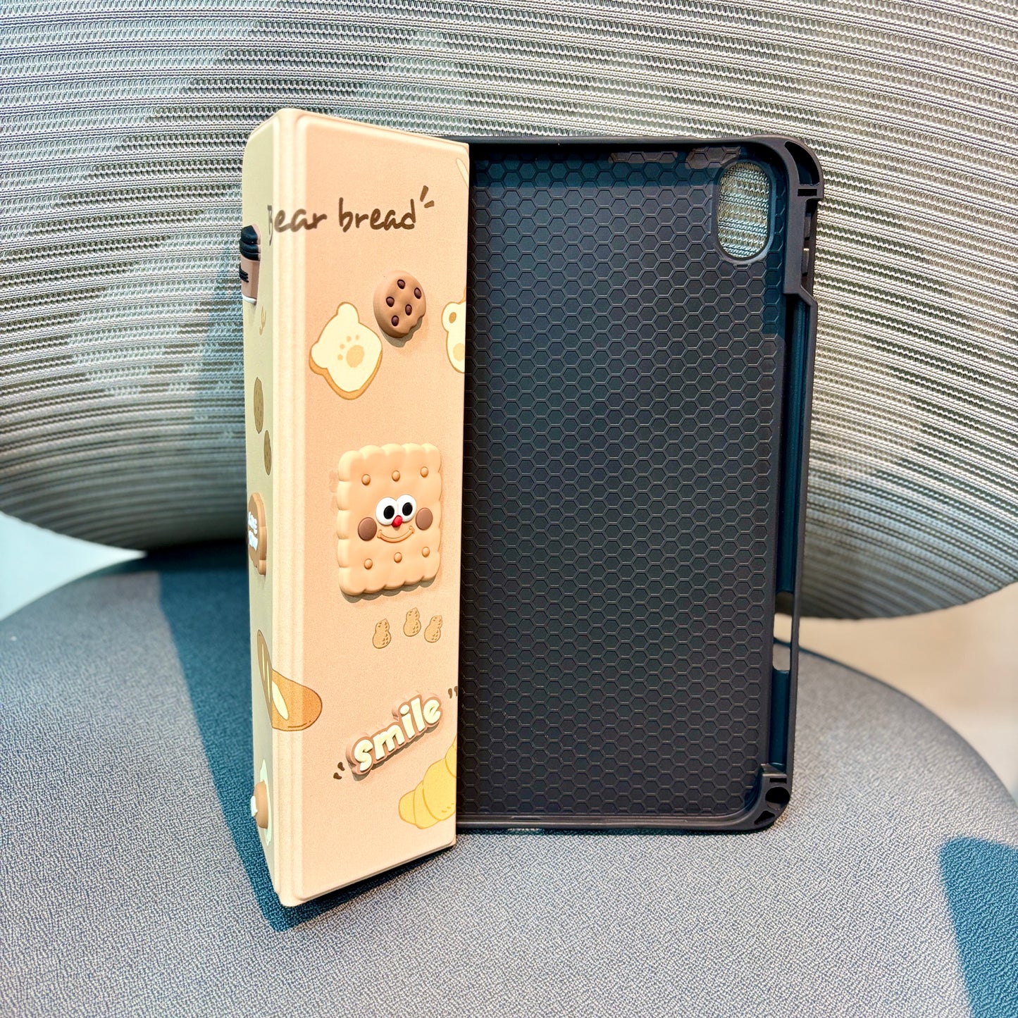 Bear Bread - 3D Cartoon Printed iPad Case