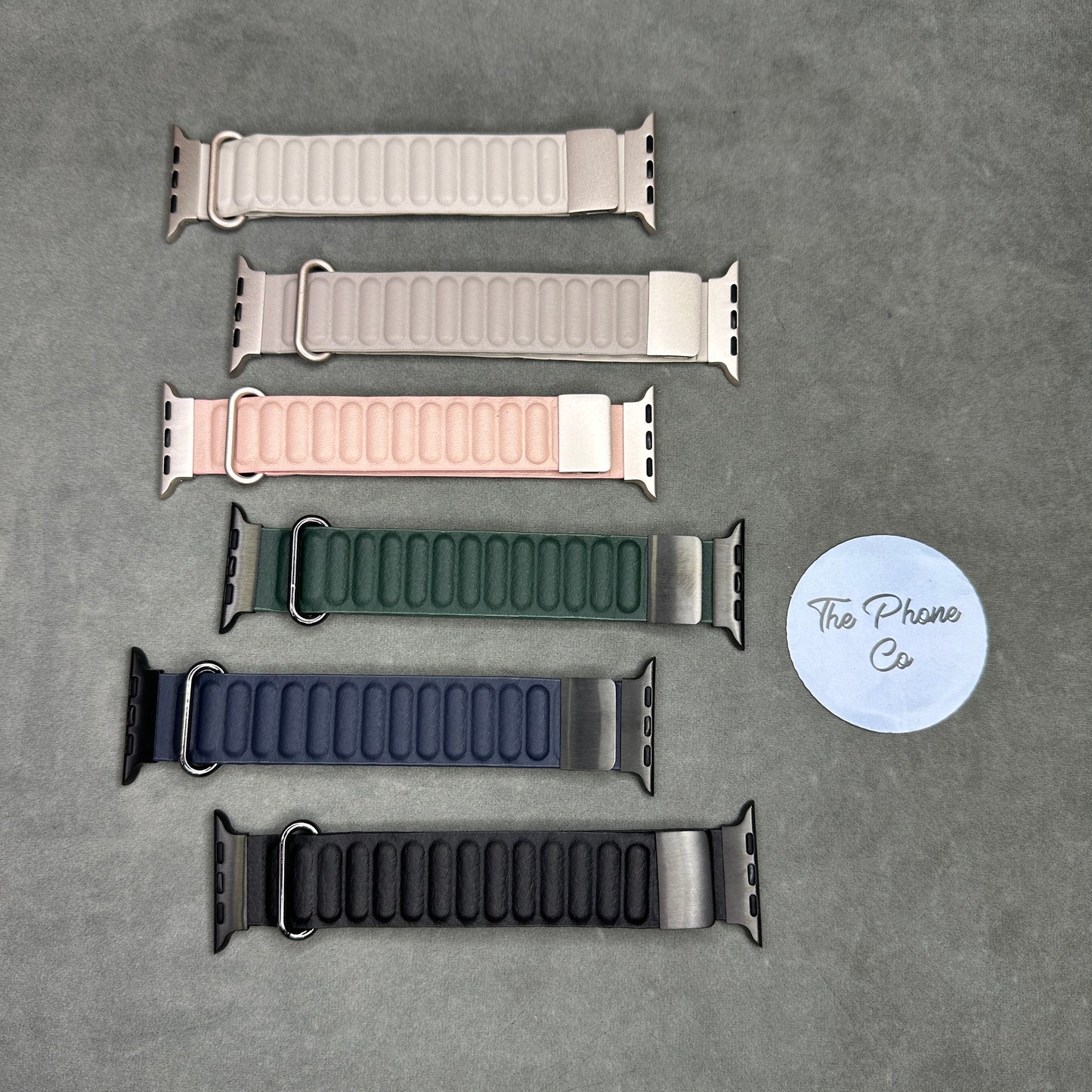Leather Magnetic Apple Watch Strap