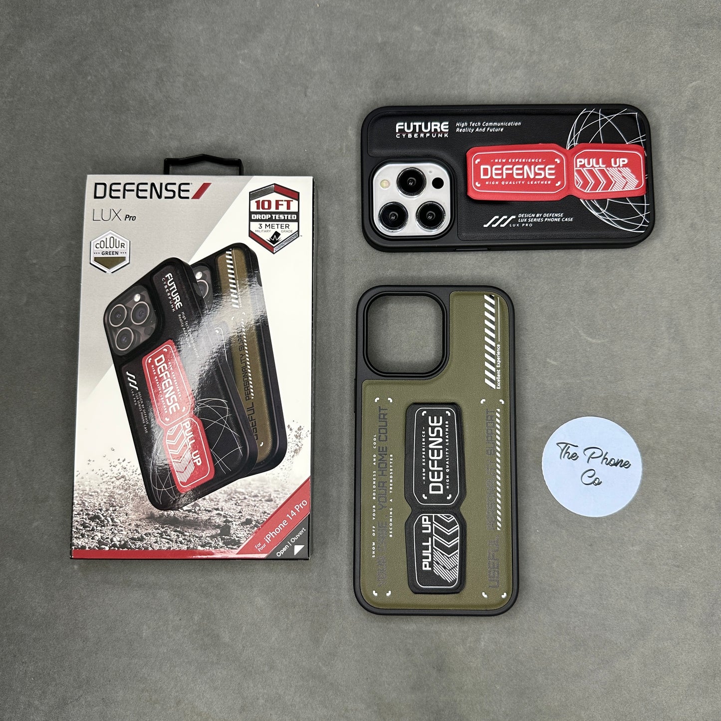 Defense Premium Leather Case for iPhone 14 Pro and 14 Pro Max