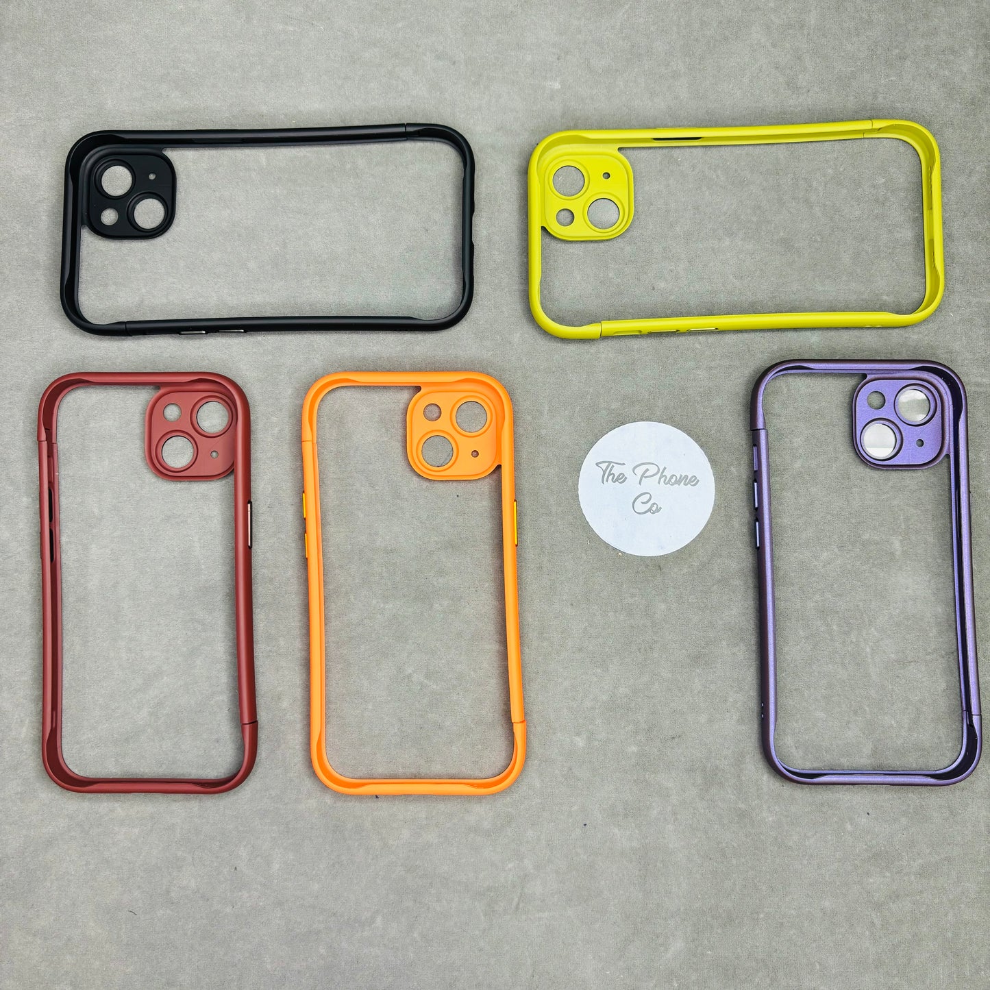 Solid Bumper Case with Camera Protection for iPhone
