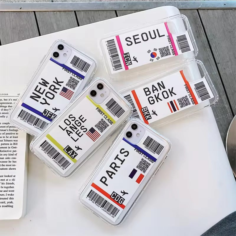 Bon Voyage Printed iPhone Case