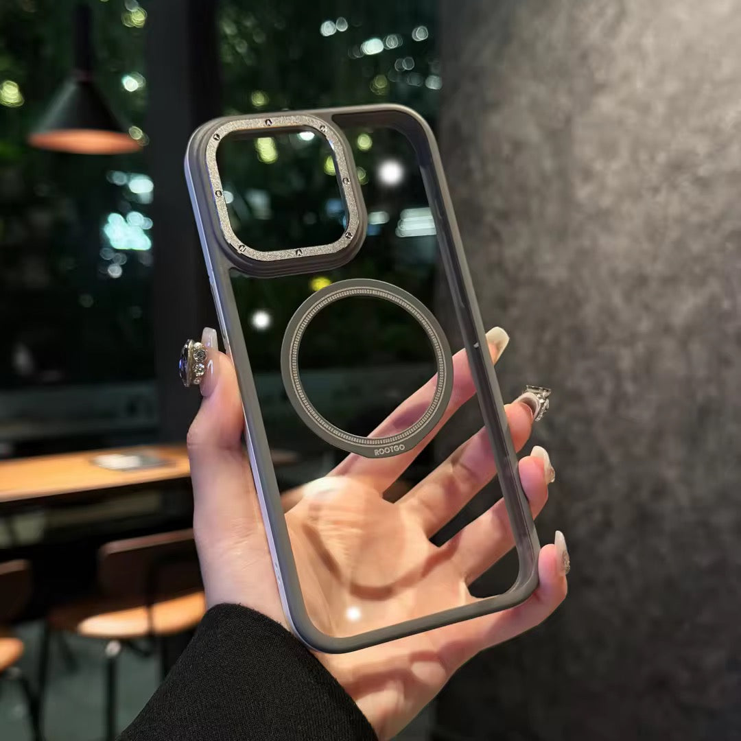 Transparent MagSafe Hard iPhone Case for 16 Series