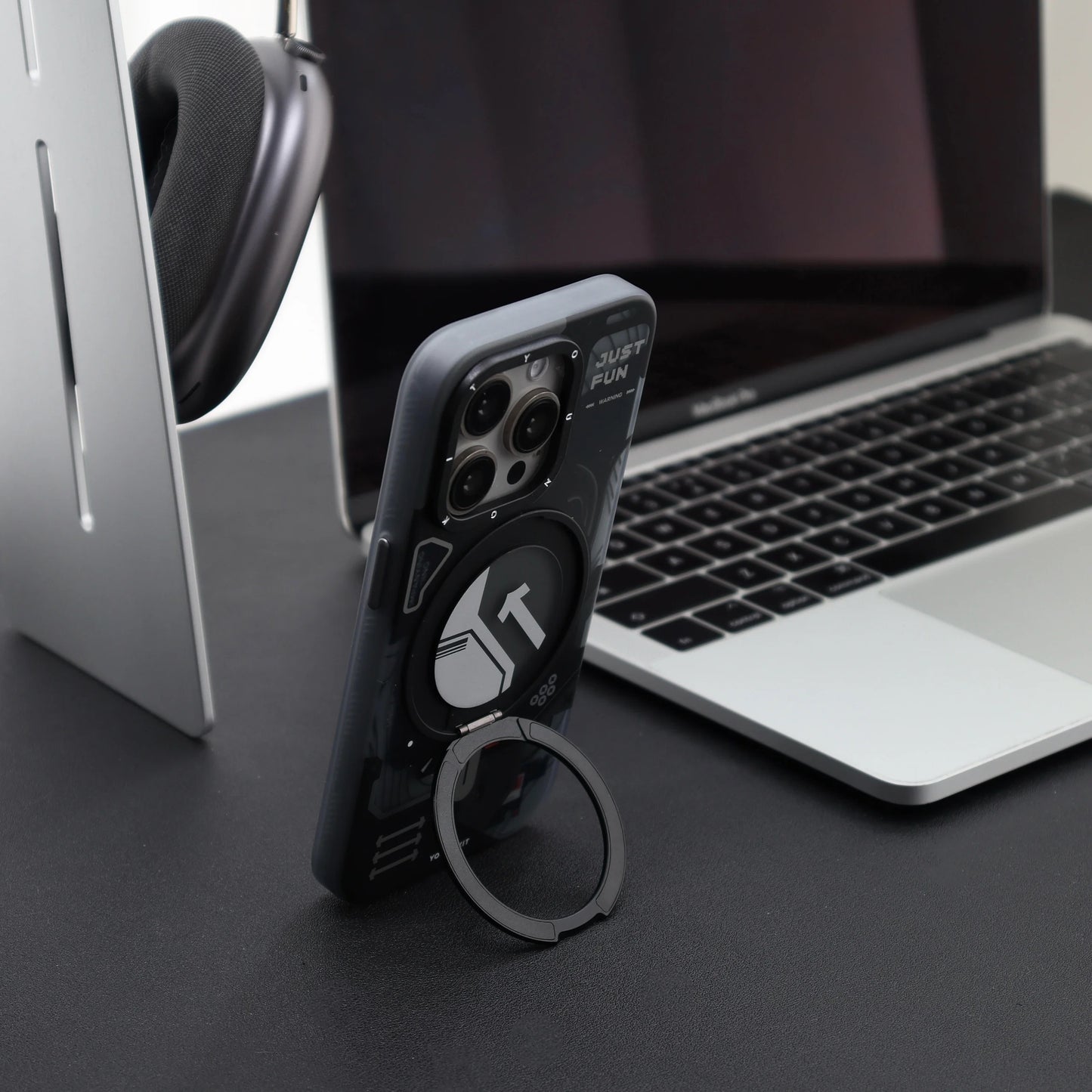 Premium MagSafe Hard iPhone Case with Stand