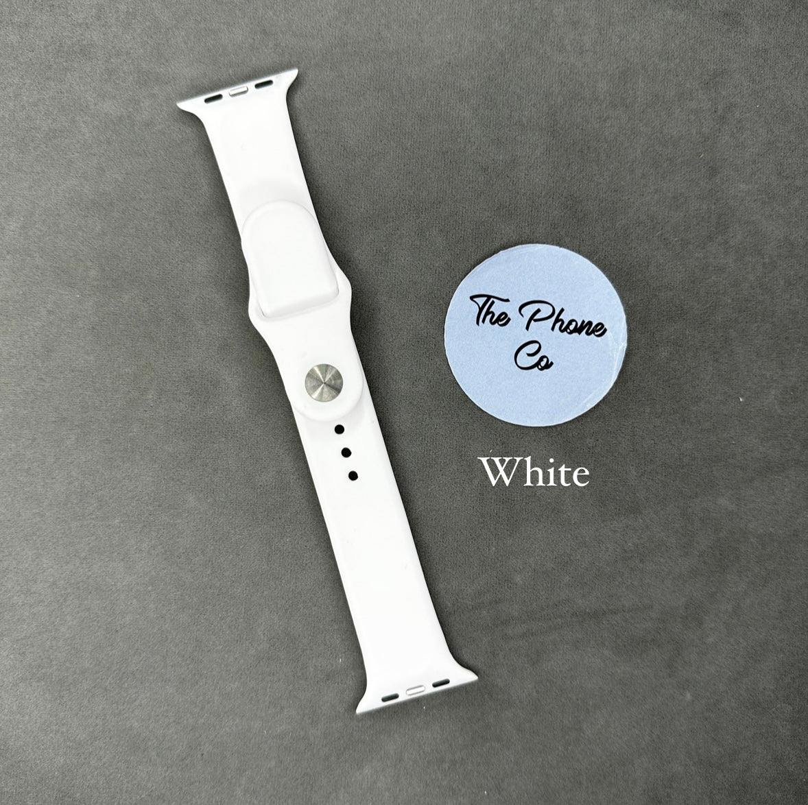 Silicone Solid Color Apple Watch Strap
